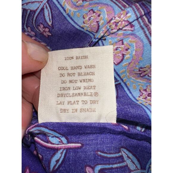 NWOT SPELL BOHEMIAN ROYALE PURPLE KIMONO ROBE OSFA - Picture 7 of 8